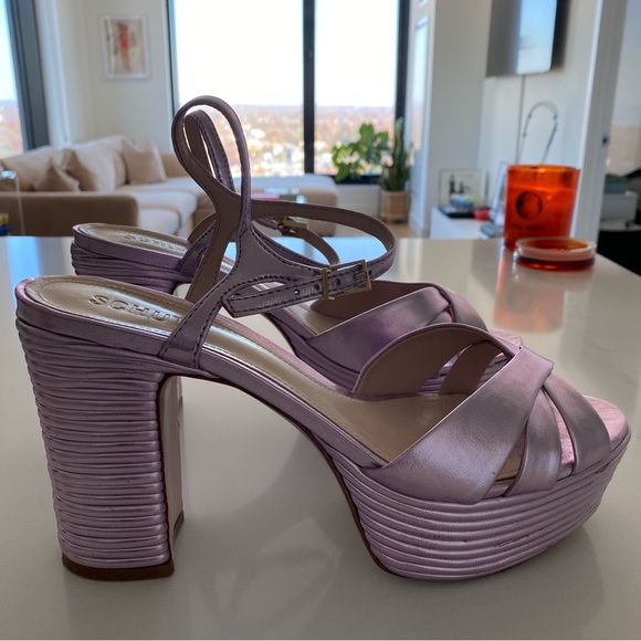 Schutz Darilia Sandals Women’s Size 9.5 Color: Cerise, gently worn - Picture 6 of 10